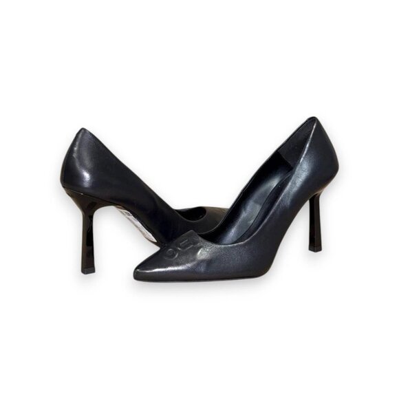 HUGO Katniss Pump 90 Women's Black Leather Stiletto Heels US 7 (EU 37) MSRP $373 - Picture 4 of 4